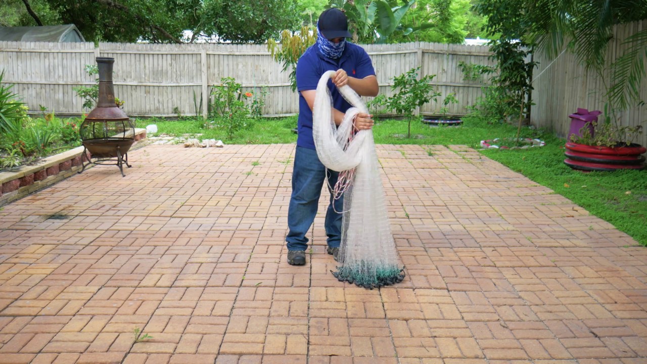 HOW TO THROW A CAST NET (EASY, DRY & NO MOUTH)