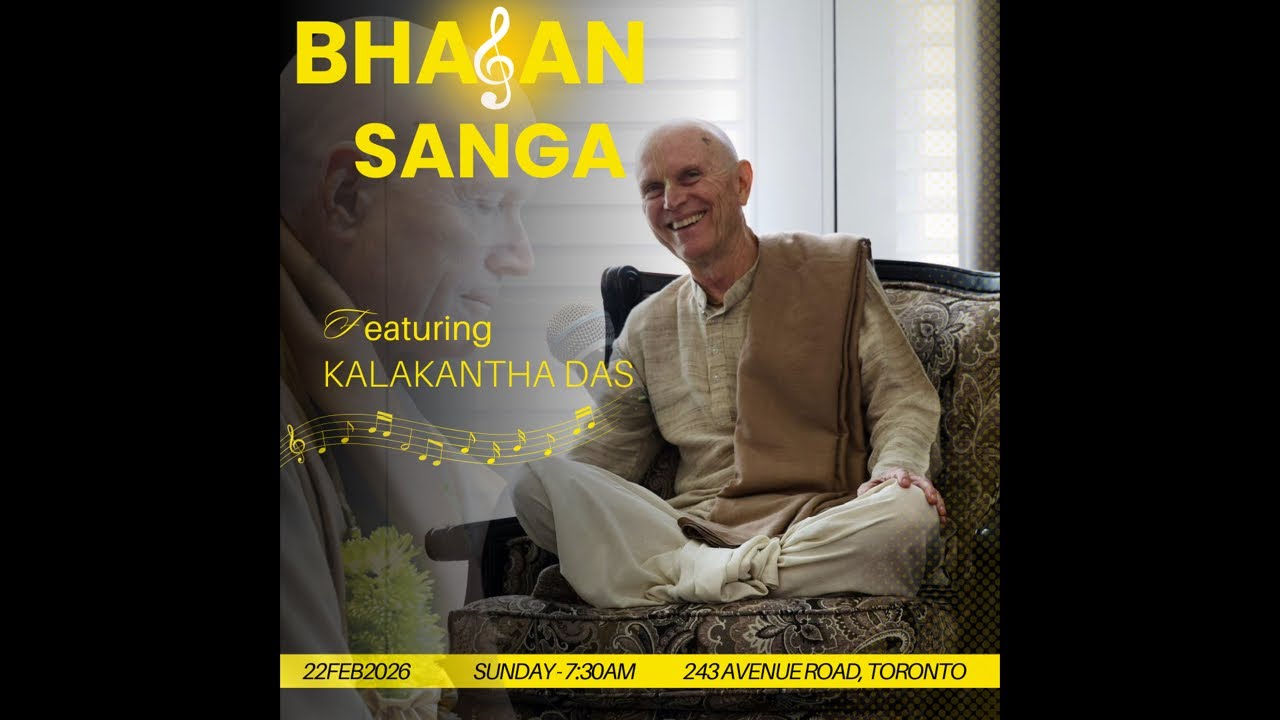 Singing Bhajans with HG KALAKANTHA DAS