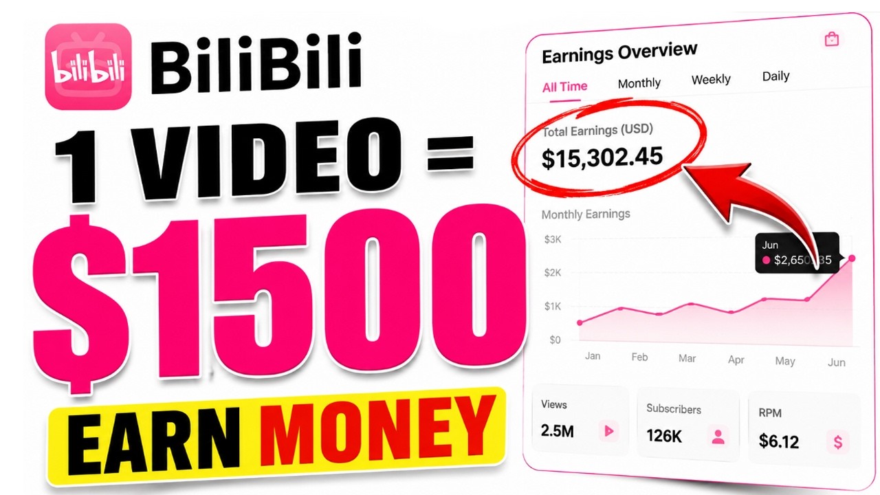 1 видео = 1500 долларов: Как заработать деньги на Bilibili &mdash; Как получать доход с Bilibili