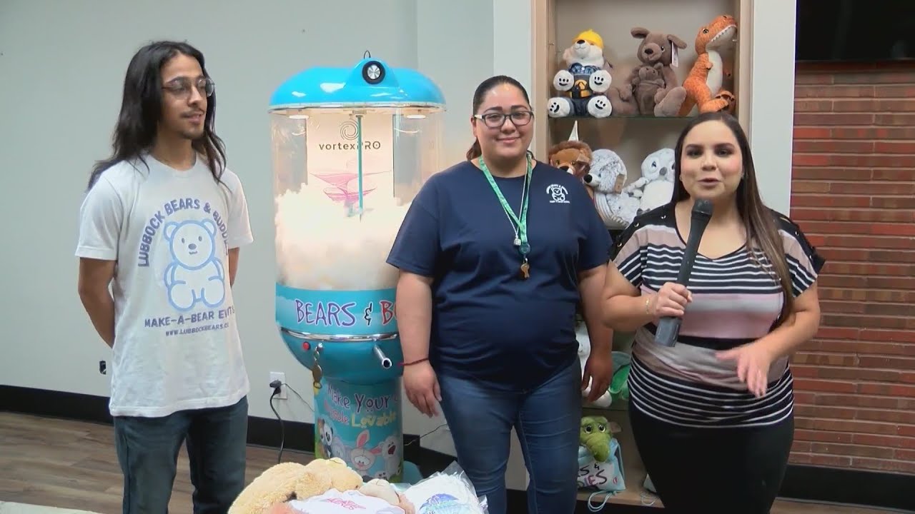 Lubbock Bears and Buddies is a mobile bear stuffing machine
