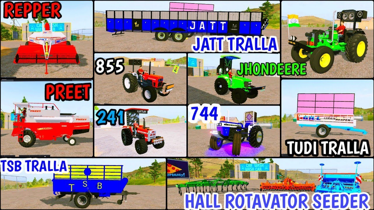 Fs20 Indian Tractor Mod APK || Indian tractor game