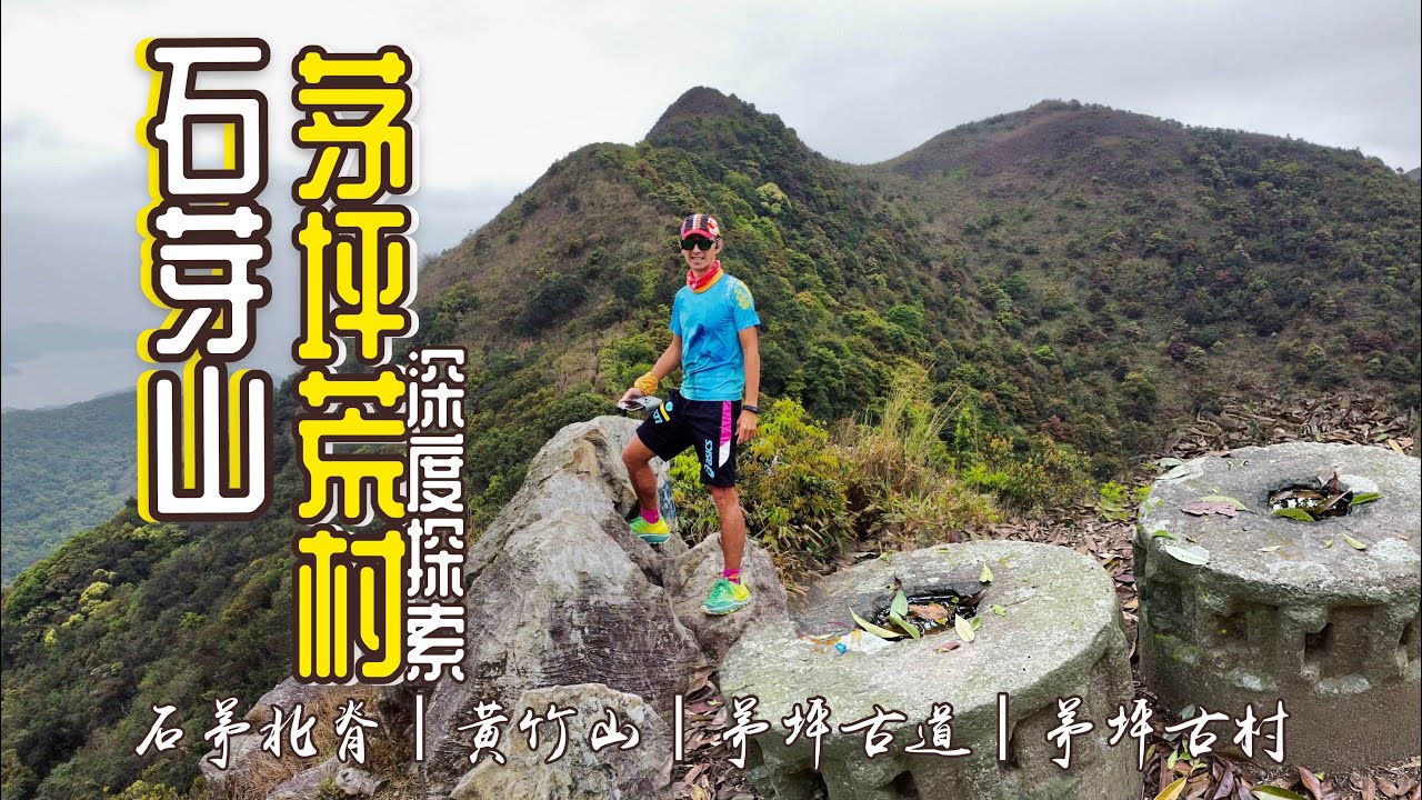 [香港行山郊遊好去處] 4K 石芽山 黃竹山 茅坪廢村｜馬鞍山群中名氣較低既石芽山 石芽北脊 大攀升路段｜橫山路徑穿越黃竹山上茅坪荒村｜馬鞍山行山路線｜又係一條少少難多多趣路線