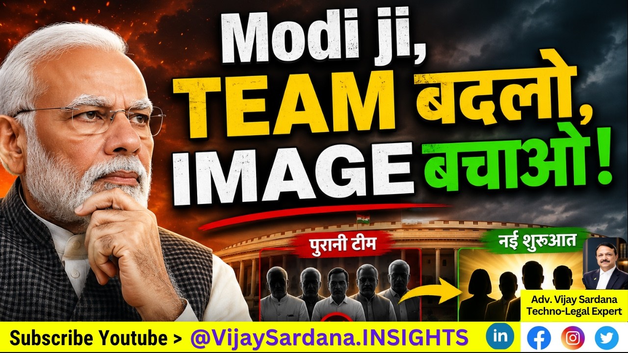 मोदी को अपनी कैबिनेट क्यों बदलनी चाहिए? #vijaysardana #modi #cabinet #governance #youth #protest