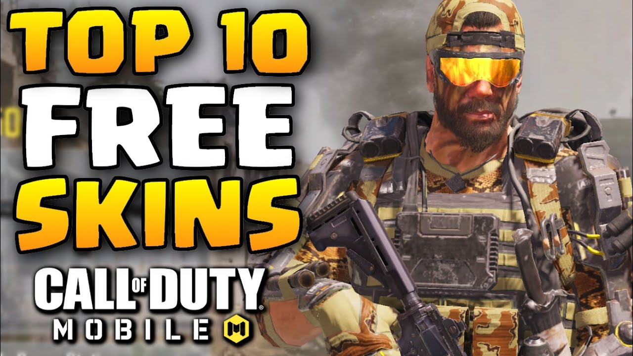 TOP 10 BEST FREE Soldier SKINS in Call of Duty Mobile