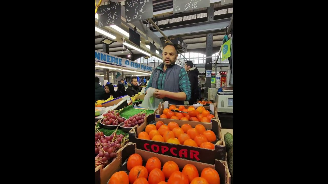 Así es el mercado de Saint-Denis en París 🇫🇷 #Paris #StreetMarket #RealParis