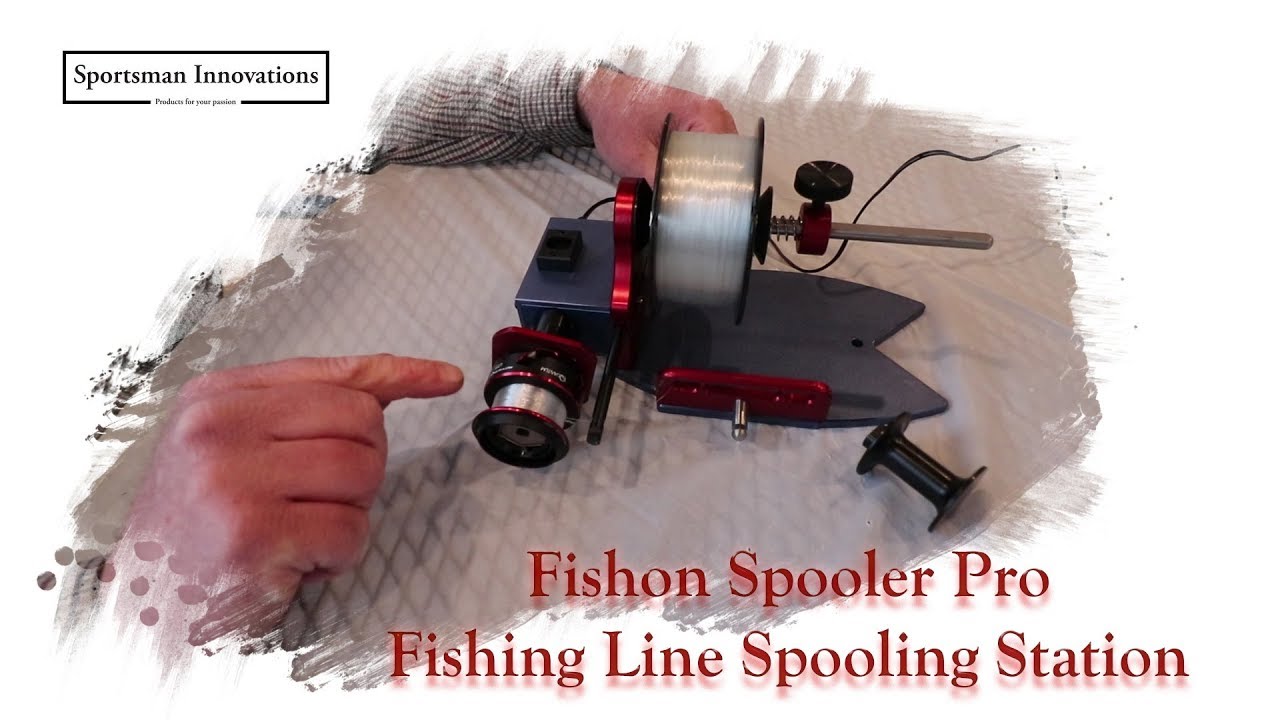 New Fishon Spooler Pro Fishing Line Spooling Station by Sportsman Innovations