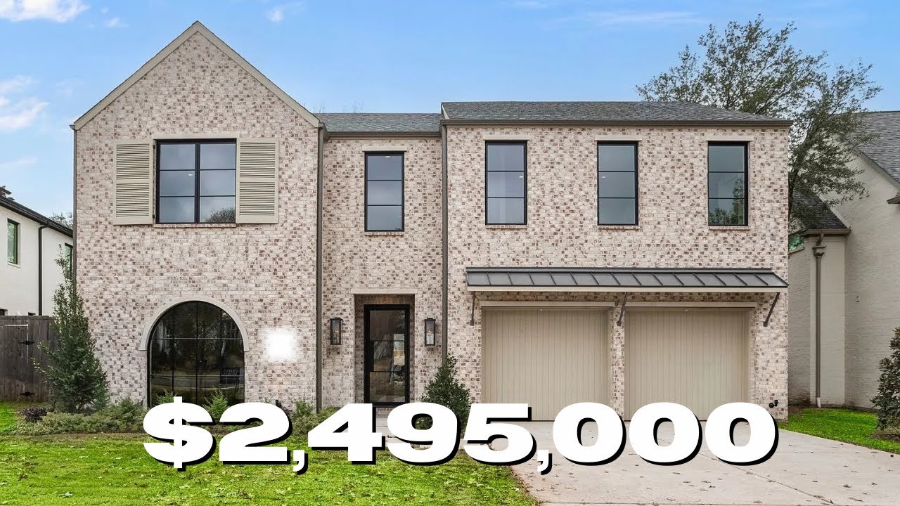 DALLAS REALTORS TOUR A $2.5M TRANSITIONAL HOME | Inside a Stunning Custom Home!