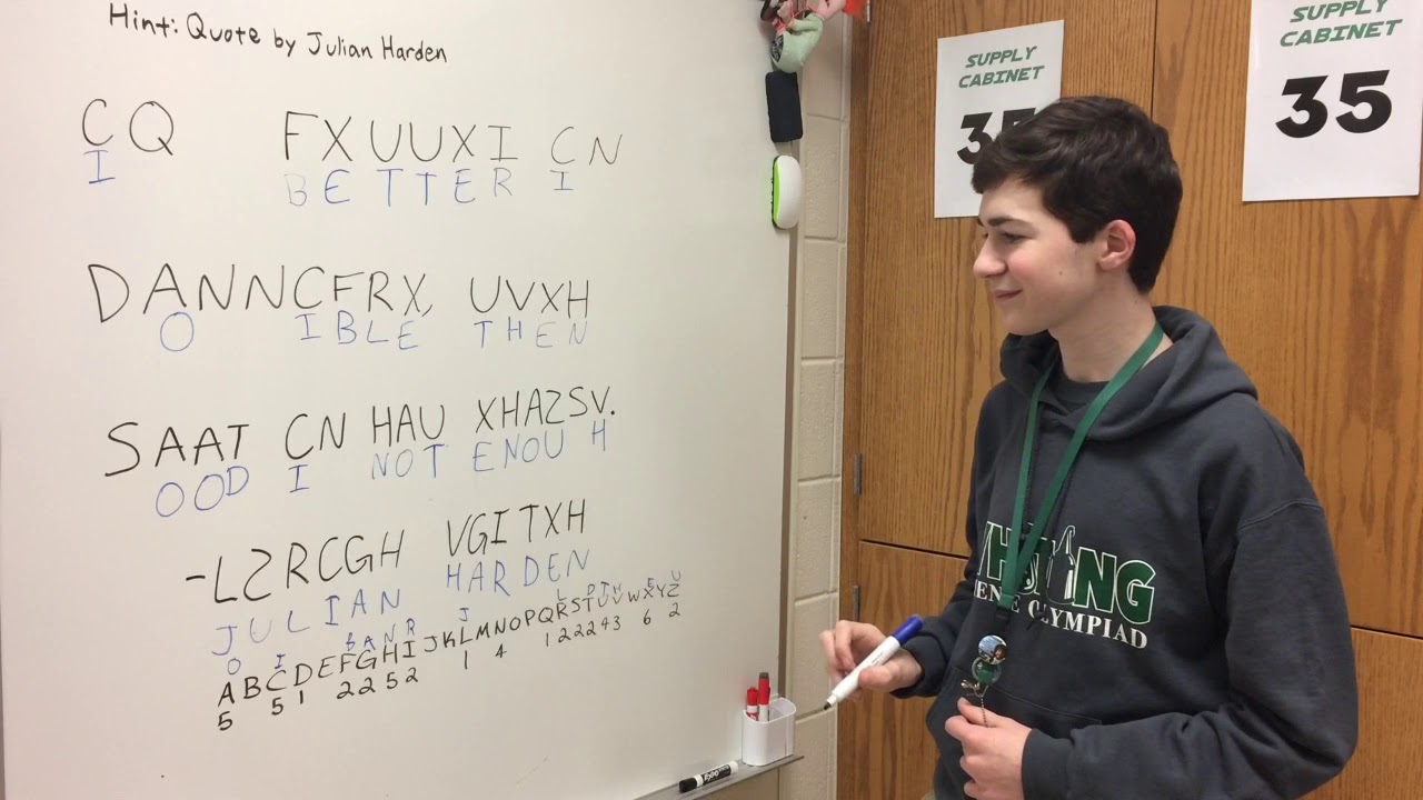 Aristocrat Cipher How To Solve