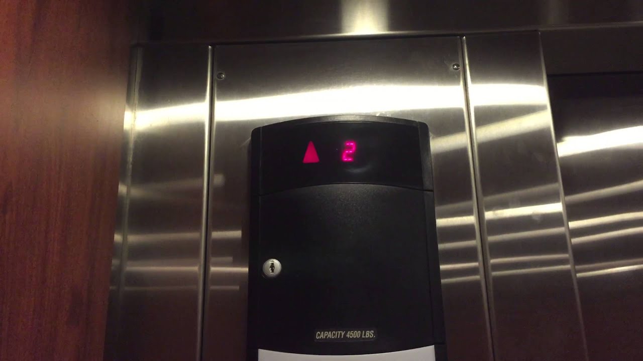 Schindler HT hydraulic elevator at Barnes & noble, Polaris fashion place
