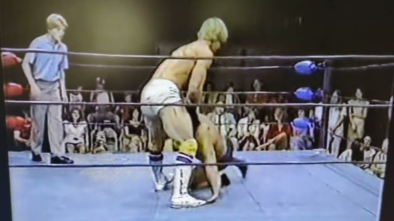 Kevin Von Erich first win 1981 Georgia Wrestling vintage rare video