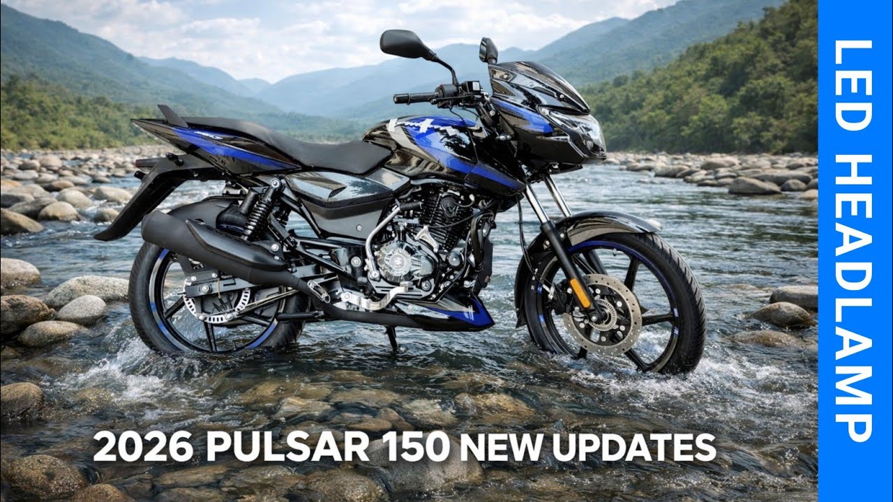 New Bajaj Pulsar 150 Led Headlight | Bajaj Pulsar 150 New Model 2026 Single Seat | Blue Colour