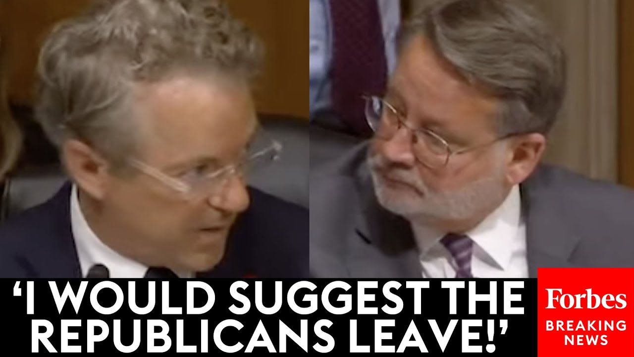 Rand Paul Threatens Gary Peters With Walkout, Causing Sinema To Call To 'Lower The Temperature'
