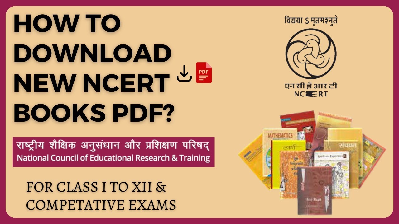How To Download New NCERT Books Pdf | New Edition | Free Books
