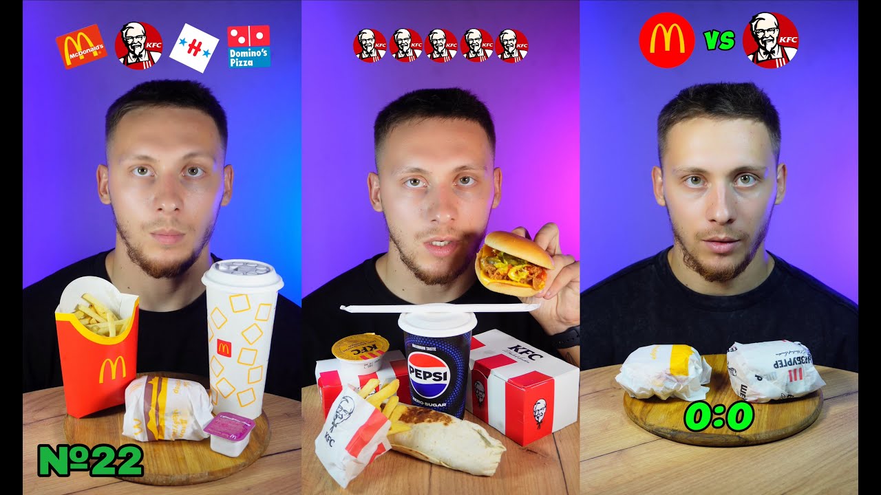 FAST FOOD MUKBANG(Compilation).№22