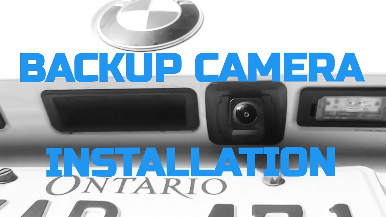 BMW X1 REVERSE CAMERA INSTALL
