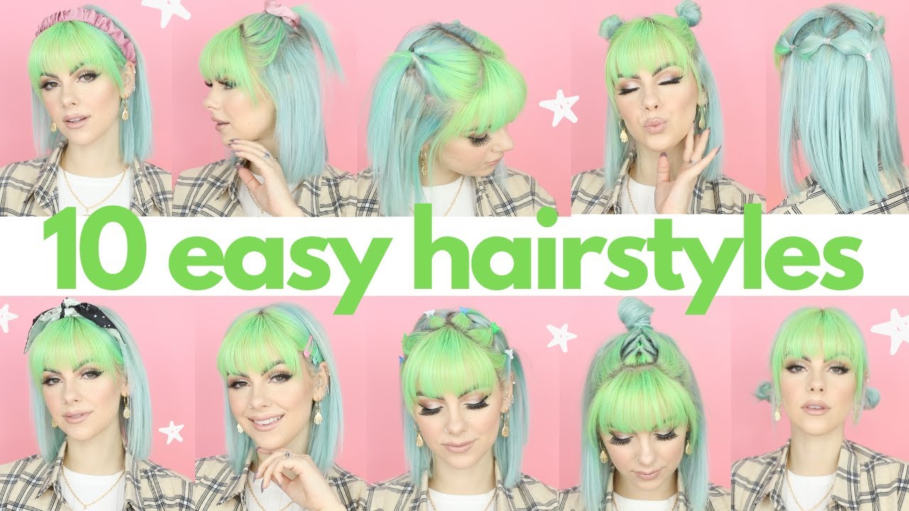 10 HAIRSTYLES FOR SHORT HAIR WITH BANGS