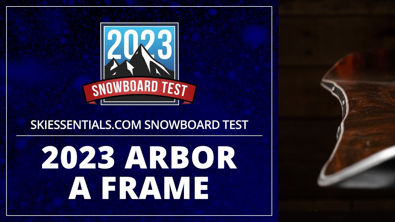 2023 Arbor A Frame Camber - SkiEssentials.com Snowboard Test