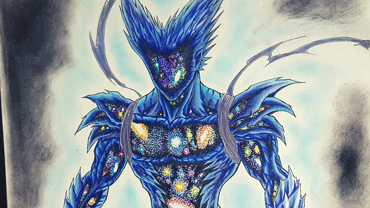 Dibujando a Cosmic Garou- Onepunchman