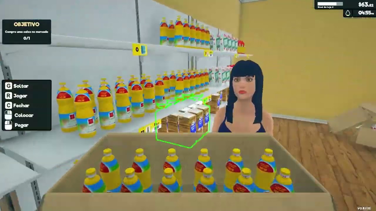 6 DIA DE VENDAS NO MERCADO | SUPERMARKET SIMULATOR