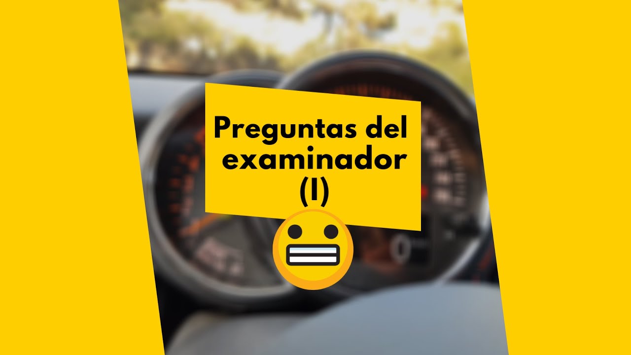 Preguntas del examinador: Mandos y elementos internos del vehículo | Autoescuela RACC