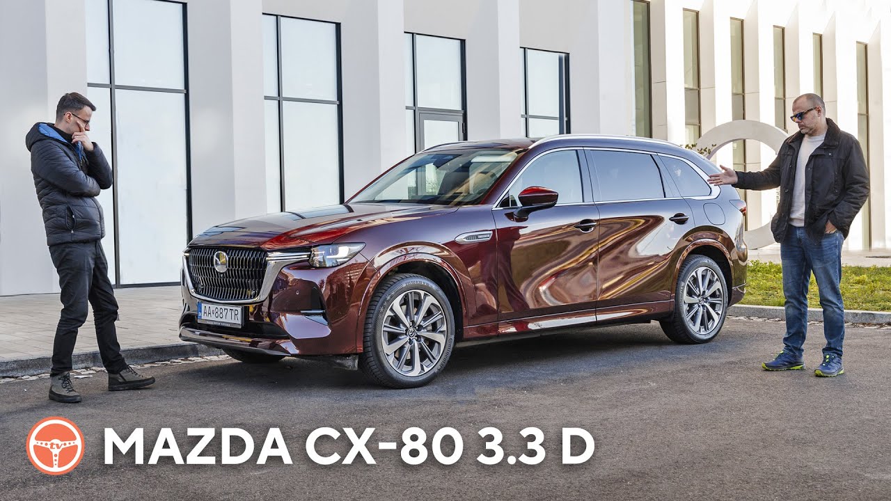 MAZDA CX-80 3.3 DIESEL. Návrat dízlu vo veľkom štýle - volant.tv test