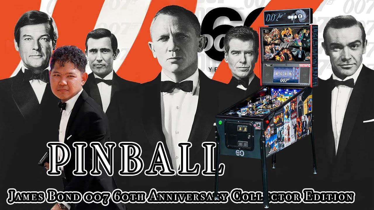 Stern Pinball James Bond 007 60th Anniversary Collector Edition