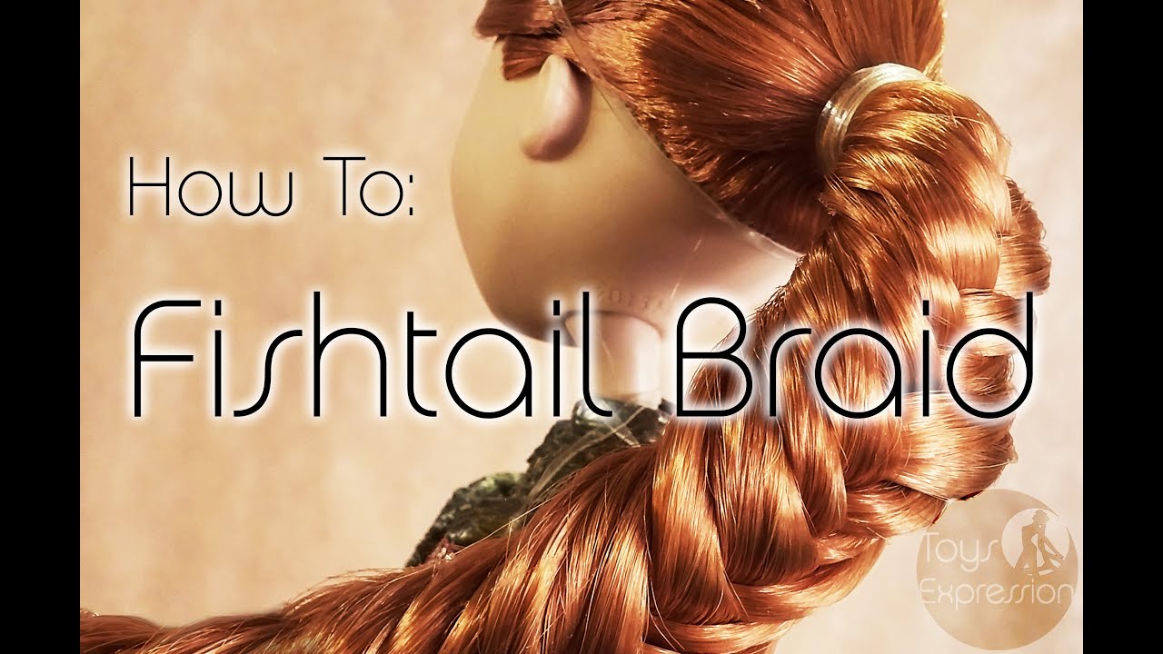 DIY - How to restyle a doll / Hair Hacks #1 : Fishtail Braid - Treccia a spina di pesce [ TUTORIAL ]