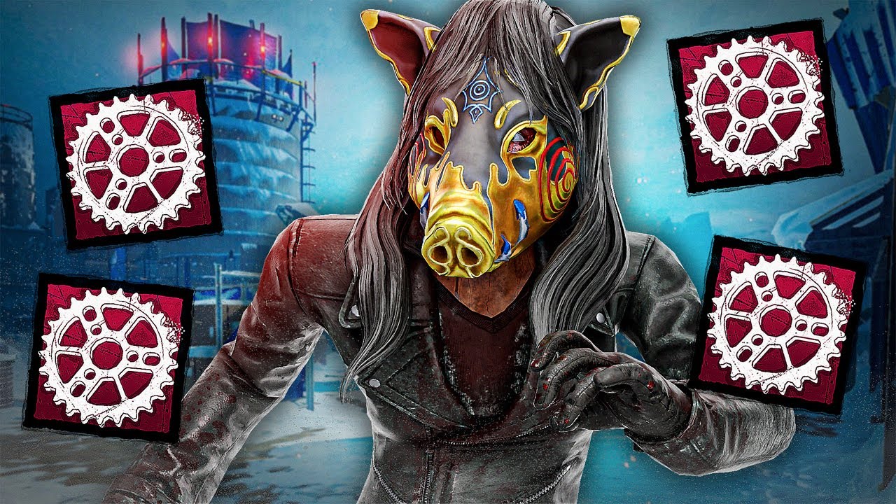 My P100 Pig Vs. 4-man Sweaty GEN RUSH Squad! 2.0 | Dead By Daylight