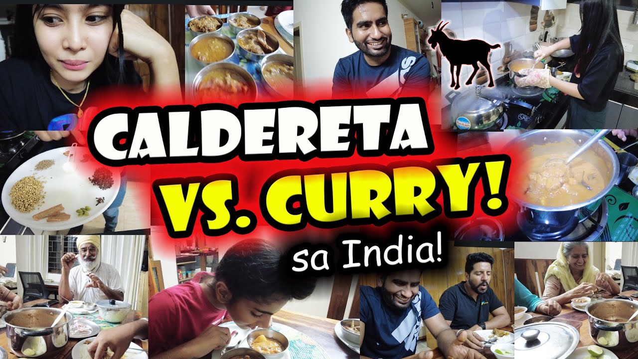 Linaban ko ang Calderetang Kambing sa India! // Reaction ng mga Byenan sa India // Filipino Indian