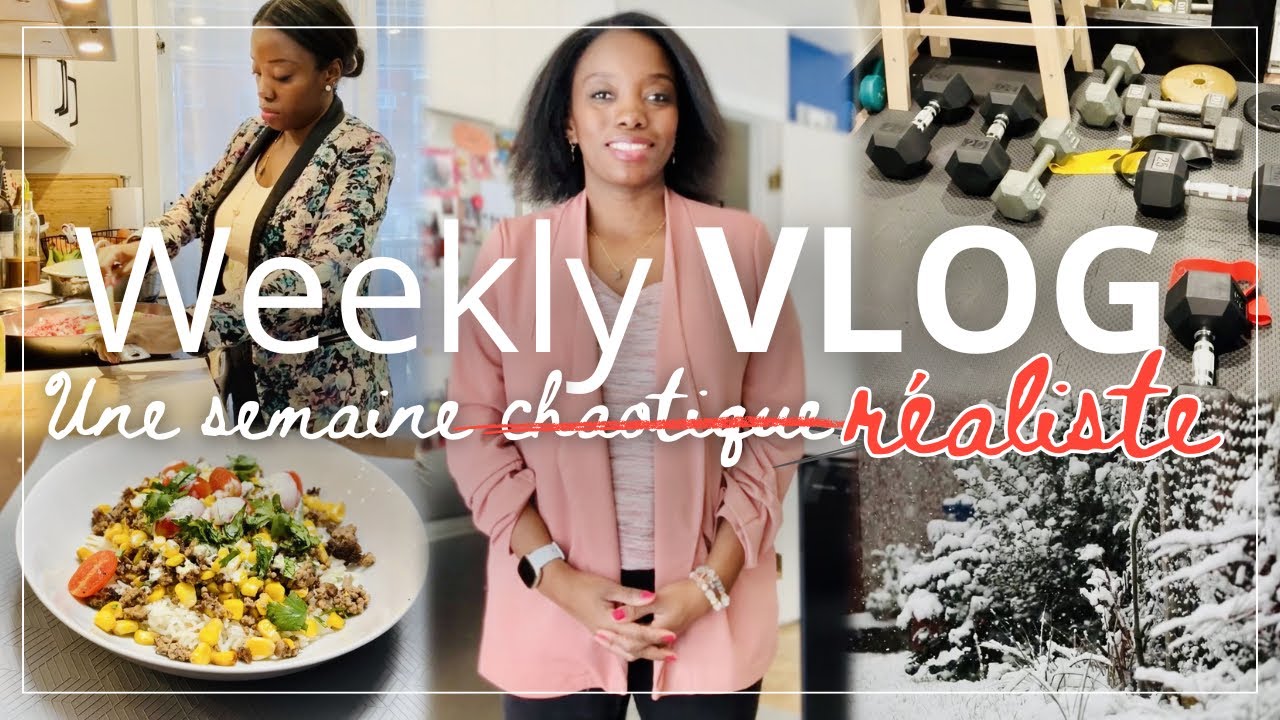 ✨Weekly Vlog: Travail, Sport, Grosse Grippe, organisation …Une Semaine Réaliste de Maman 
