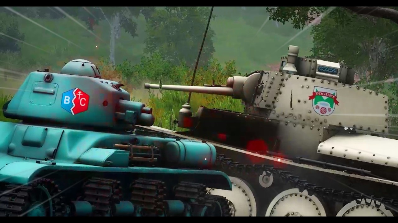 Yogurt VS BC Freedom 30 PLAYER Battle! | Girls und Panzer: Real Sensha-Do!