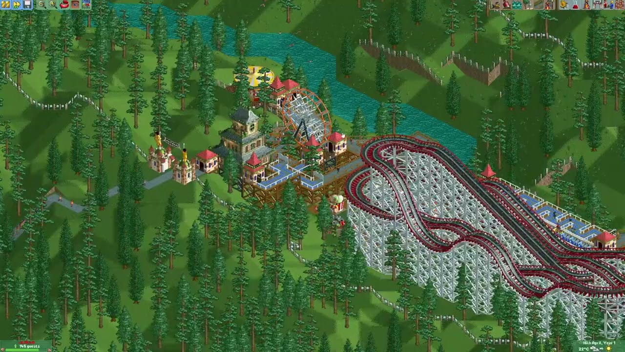Rollercoaster Tycoon Mission 20 Rainbow Valley