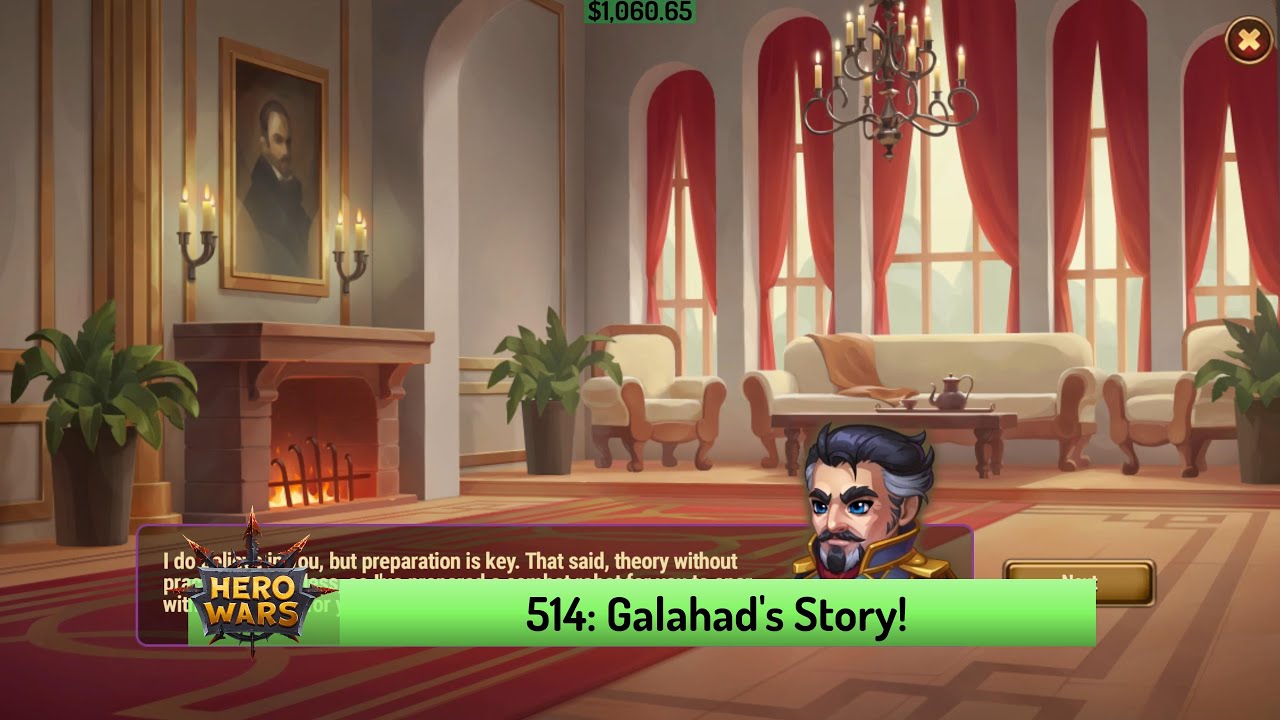 Let's Play Hero Wars 514: Galahad's Story and Boss Fights in Galahad's Memories Event