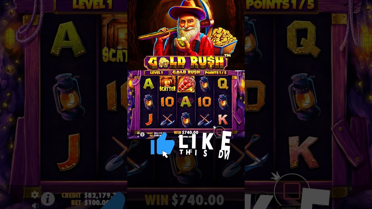 Gold Rush Slot Win! 💸 #slots #bigwin