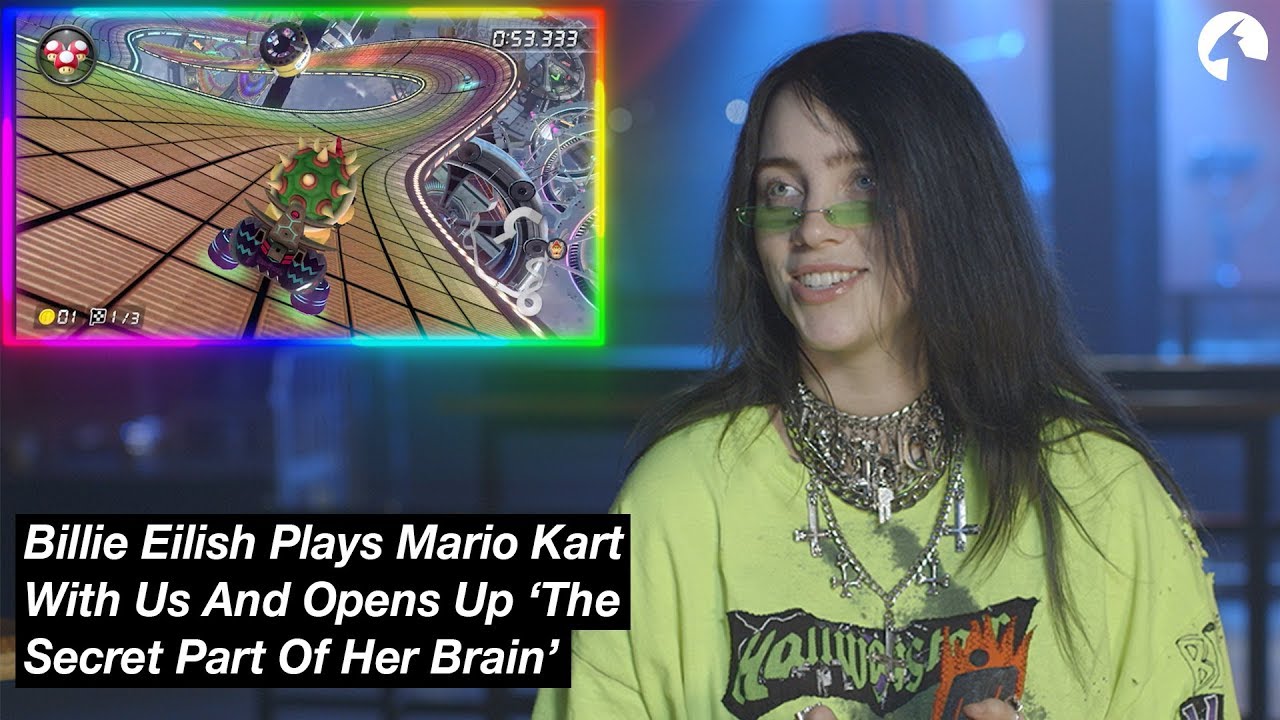 Billie Eilish Plays Mario Kart With Us And Opens Up 'The Secret Part Of Her Brain'