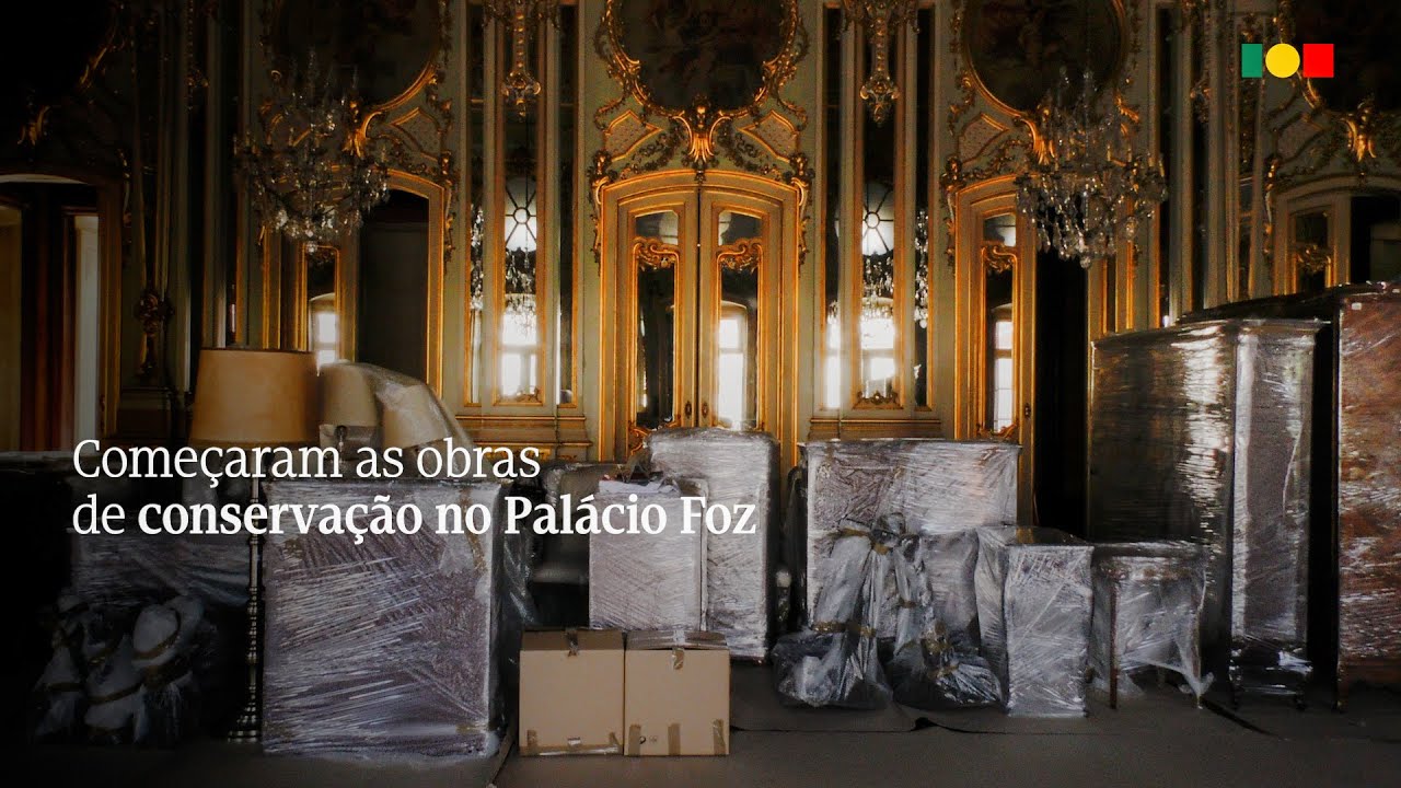 O Palácio Foz está a ser remodelado.