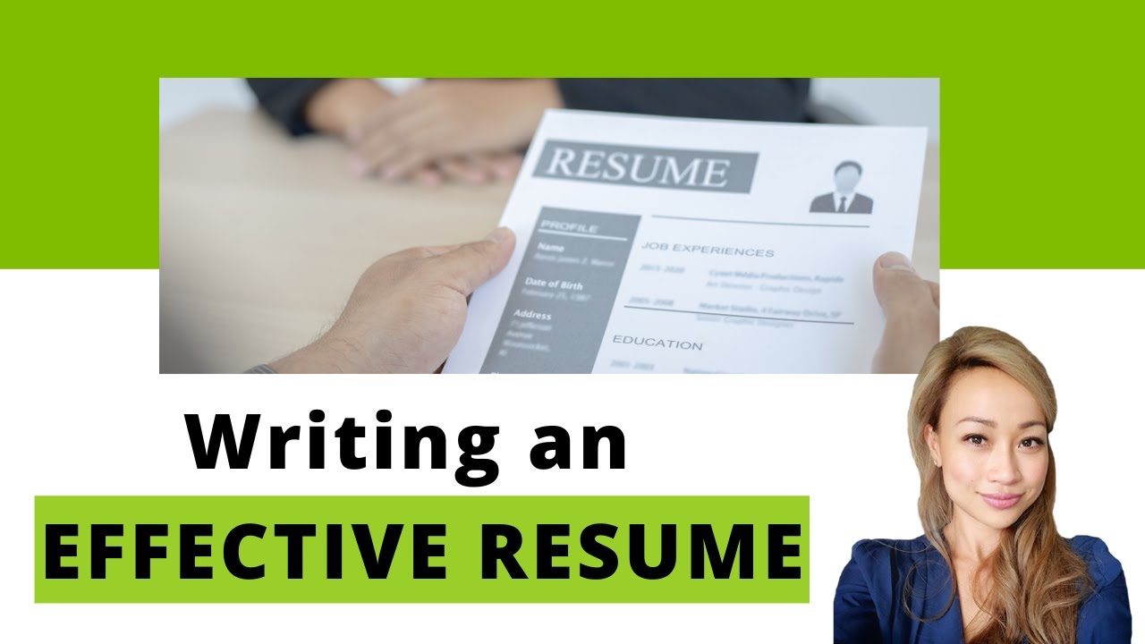 Writing an Effective Resume