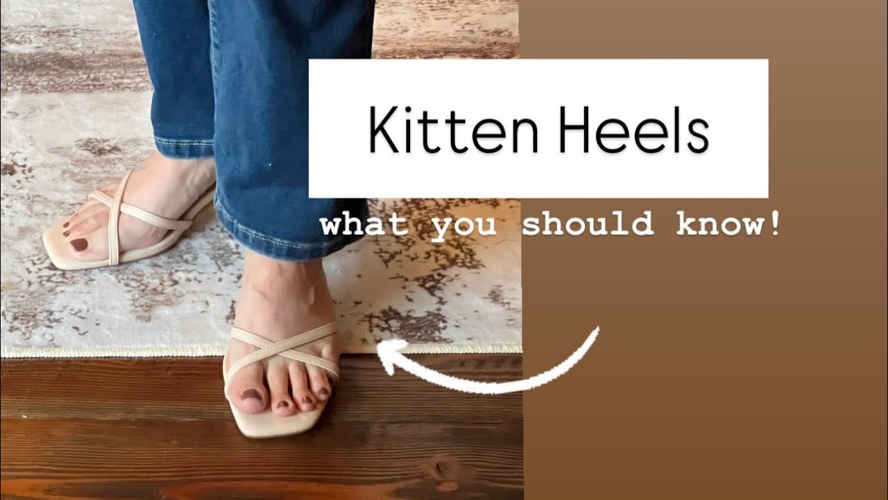 Elegant Low Heels You Can Actually Walk In! Synchoiss women&rsquo;s kitten heel sandals #review