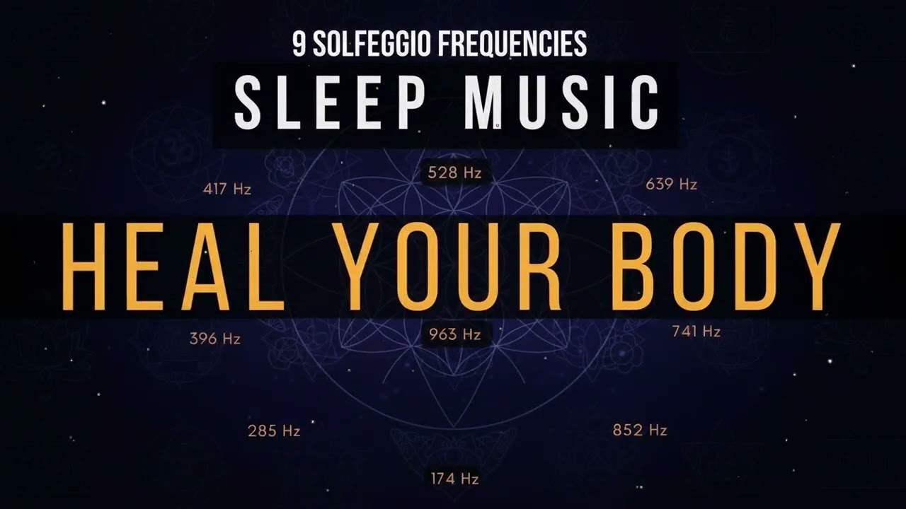 All 9 Solfeggio Frequencies for Anxiety Relief, Calm Sleep and Deep Rest