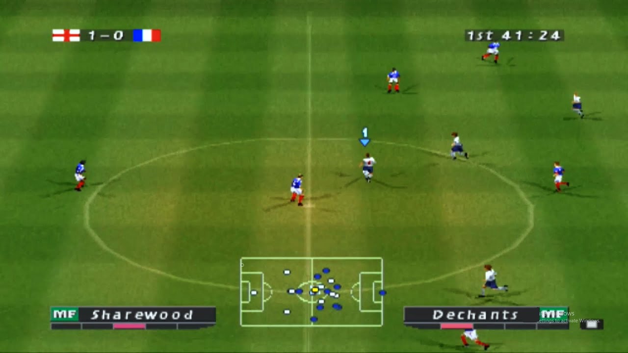 England vs France- ISS Pro Evolution (PS1 / PSX)