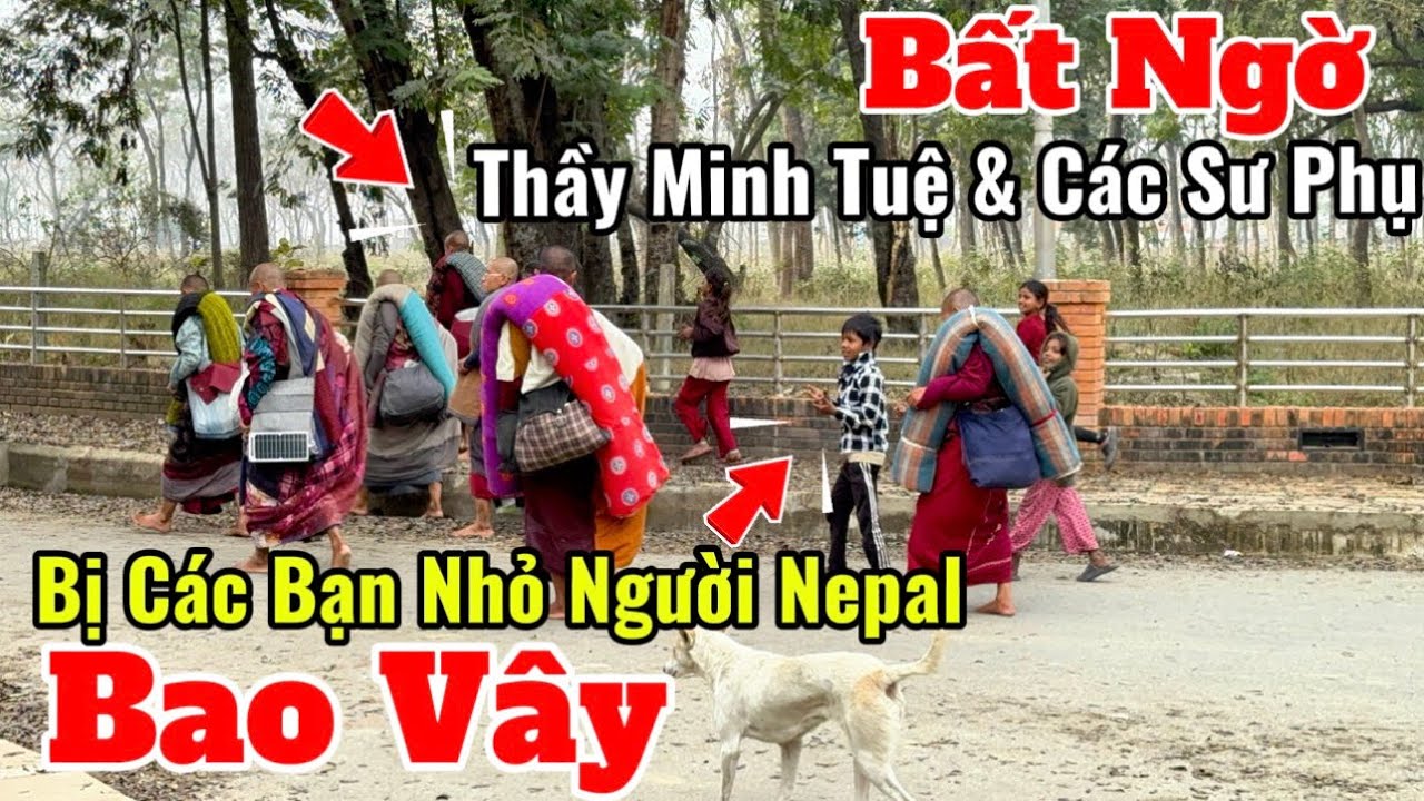 Bất Ngờ Thầy Minh Tuệ & Các Sư Phụ Bị Các Bạn Nhỏ Người Nepal Bao Vây | Tin Tức Mới Nhất Lúc Này…