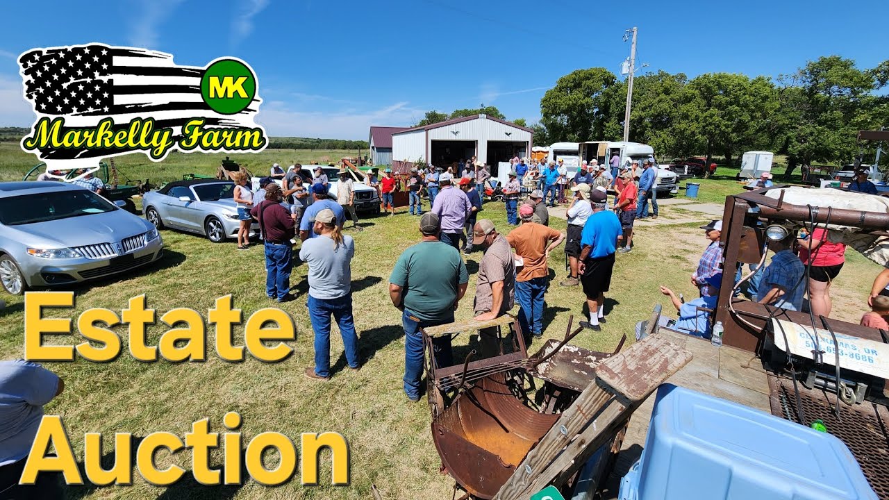 Large Estate Auction brings good deals.