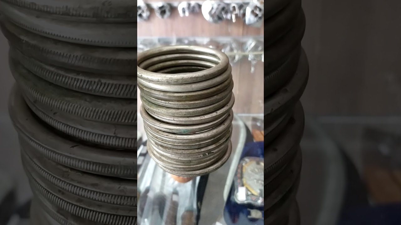 argolas alpaca nova e coqueiro antiga