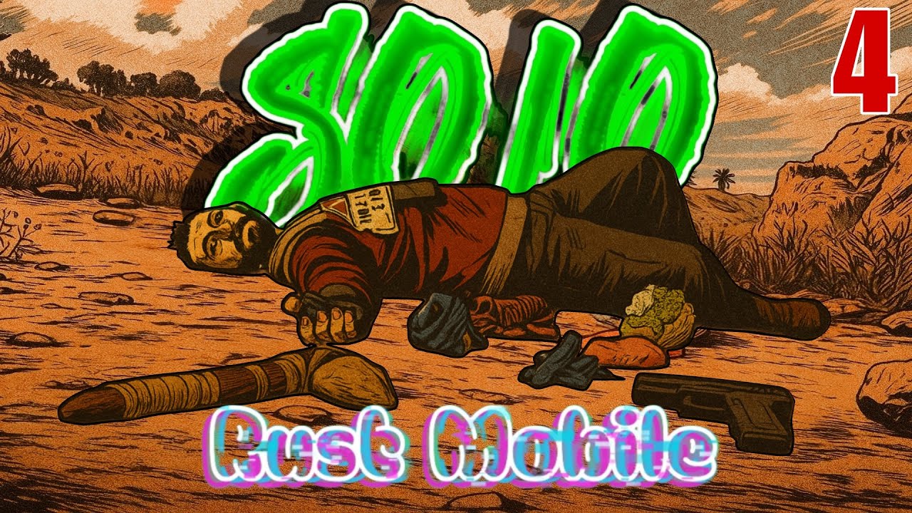 Rust Mobile | Una vez mas el Servidor esta Muerto es ABURRIDO Solo Player #4