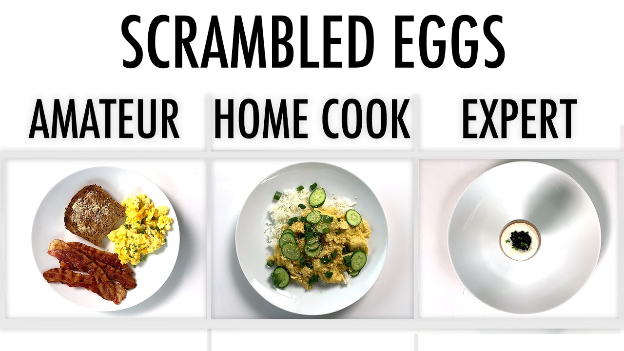 4 Levels of Scrambled Eggs: Amateur to Food Scientist | Epicurious