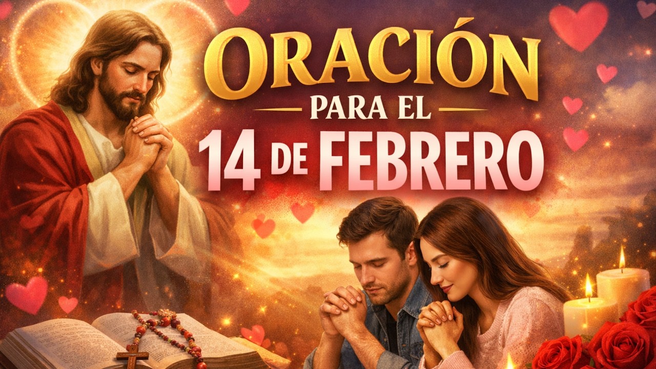 ENTREGA ESTE DÍA A DIOS Y RECIBE SU PAZ — ORACIÓN PARA EL 14 DE FEBRERO