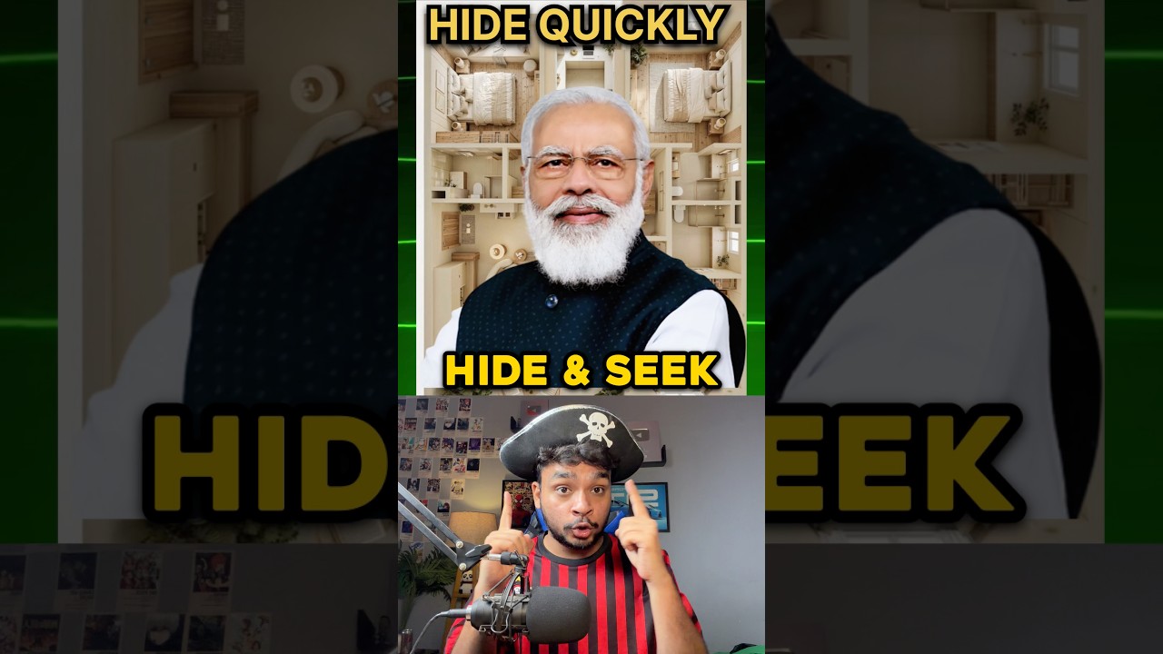 PM Modi Hide & Seek Challenge🥶! #ytshorts #facts #quiz