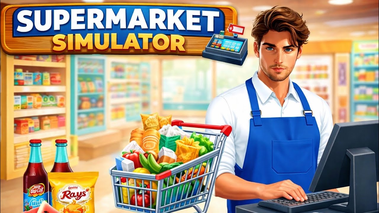 RUNNING MY OWN GROCERY STORE 🤑😎#supermarket #gaming 