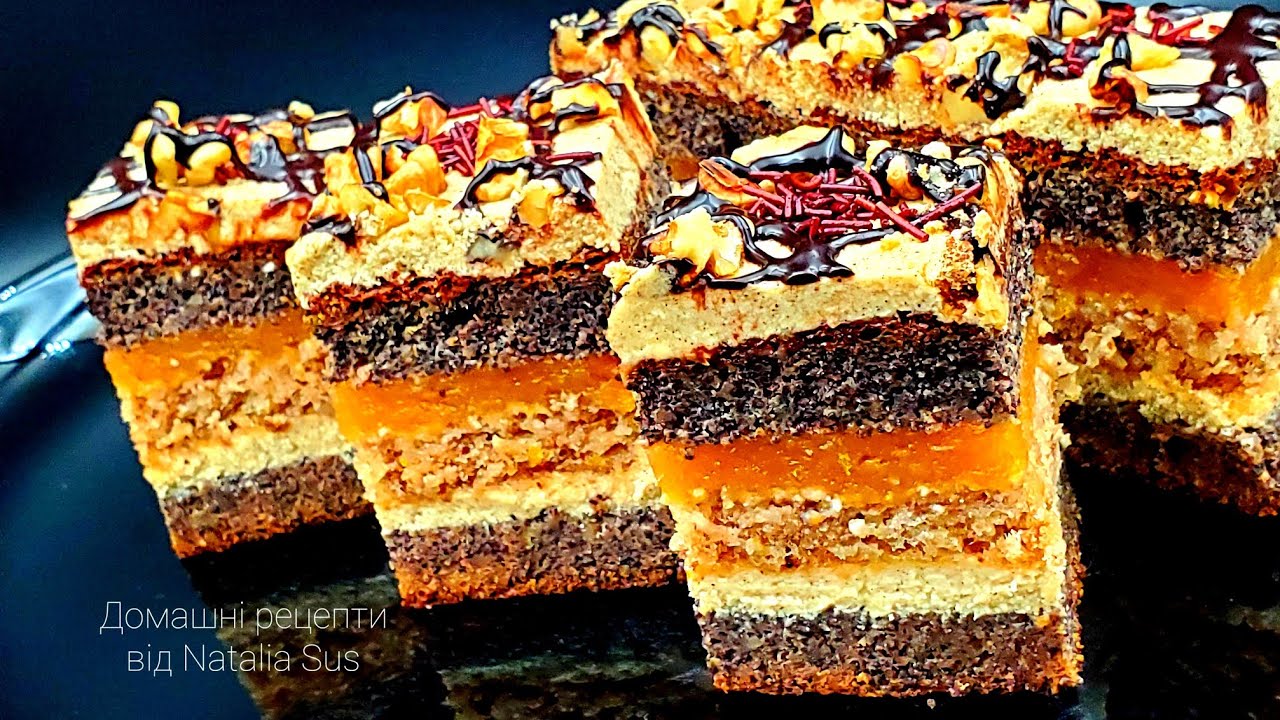 🍎ПЛЯЦОК з яблуками Пані Дульська! Пляцок з маком і горіхами ☕ Торт з яблуками
