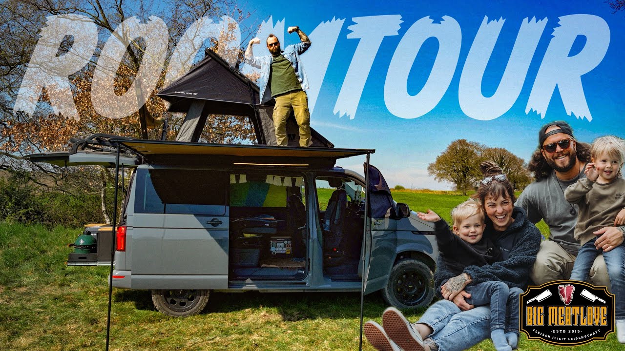 Unser VW T6.1 wird zum Camper Van mit Dachzelt, Heckküche, AT Rädern, Toilette - ROOMTOUR BULLI